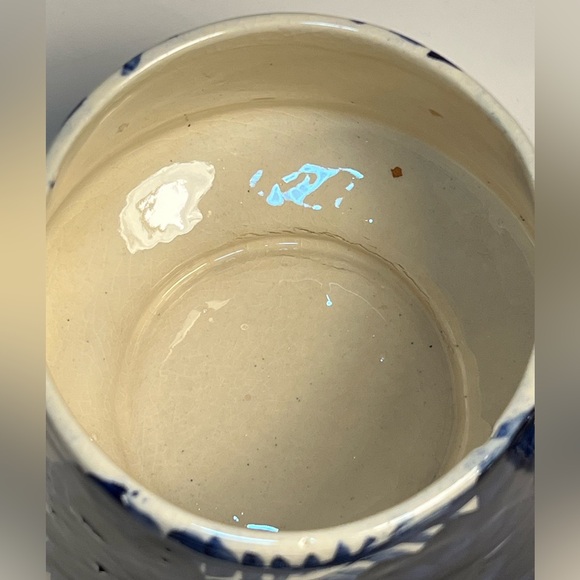 Mexican Talavera Pottery Creamer Pitcher Blue & White - Picture 14 of 16